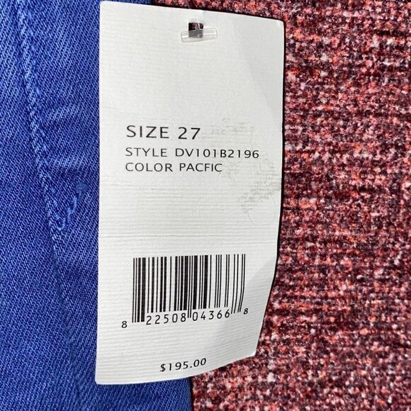 New w tag Vince skinny ankle jeans/pants Sz 27 Pacific Blue - Picture 5 of 7